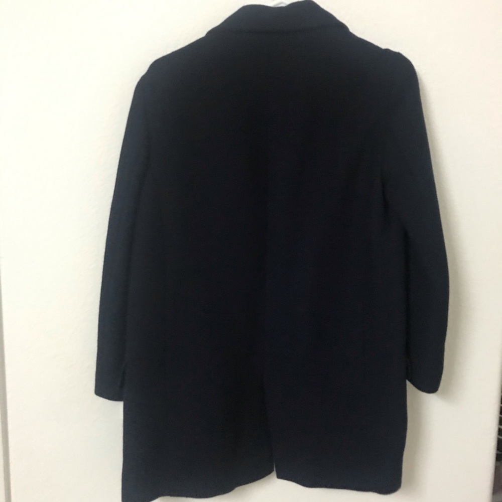 Zara basic navy coat - Picture 3 of 3
